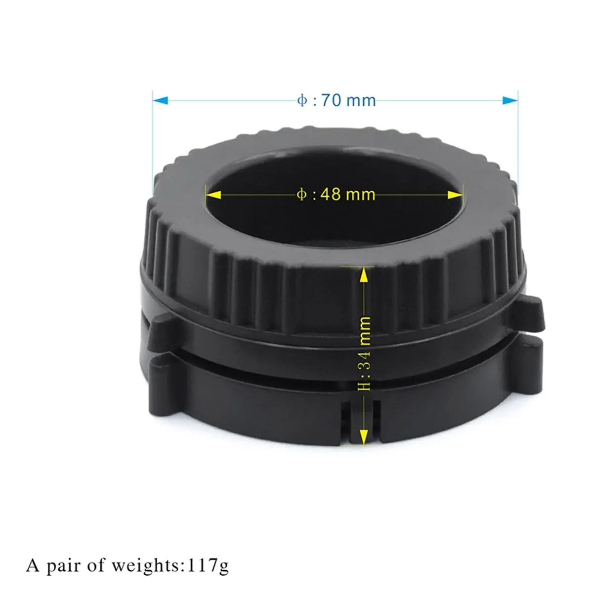 xin828 1 Pair Hub Adapters Reel to Reel Tape Hub Adapter 10 Inch Hub Adapter for Studer for for