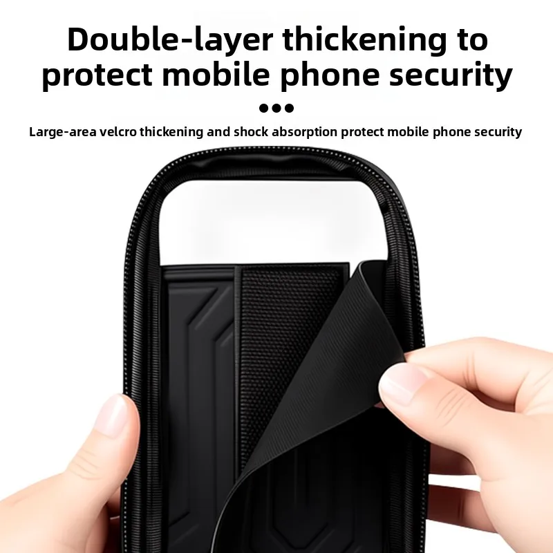 Bolsa para bicicleta, bolsa para cuadro de tubo frontal superior para ciclismo, resistente al agua, funda para teléfono de 7 pulgadas, almacenamiento con pantalla táctil, bolsa para bicicleta de montaña y carretera