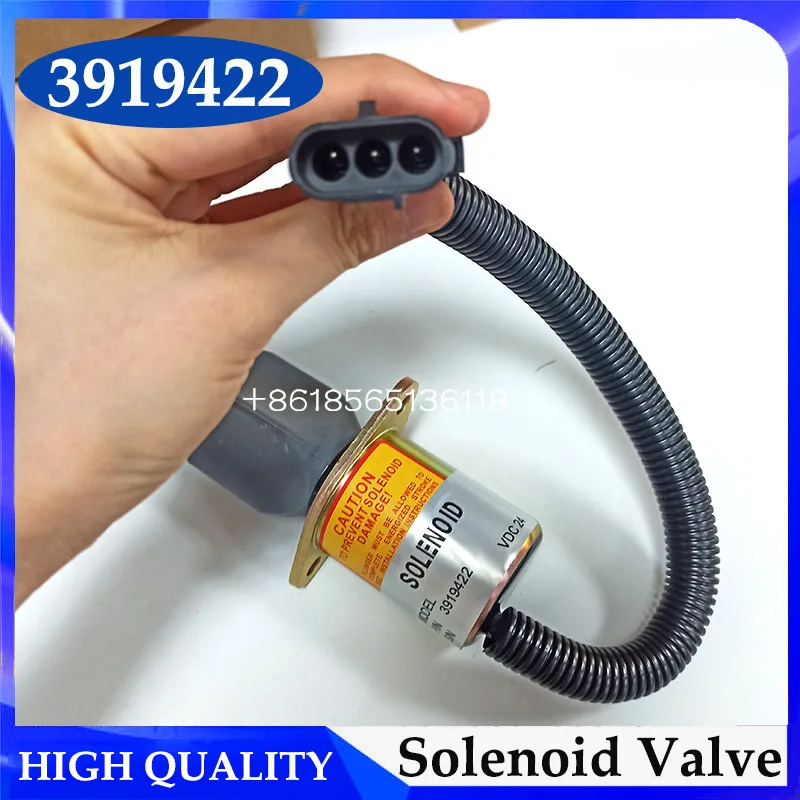 3919422 3934972 12V/24V Fuel Shutoff Solenoid For Heavy Equipment Parts SA-3665-12 3934171 3800603