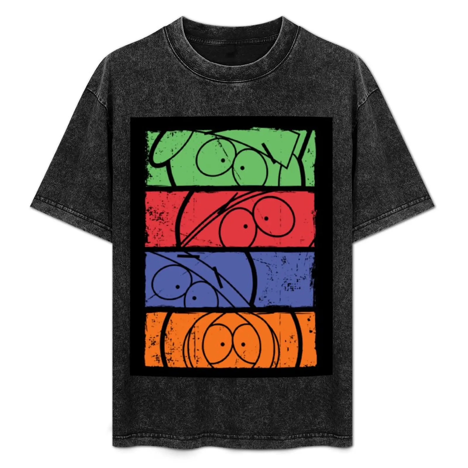 

South Park Minimal Faces Poster T-Shirt Personalized t-shirt graphics summer shirt men workout shirt