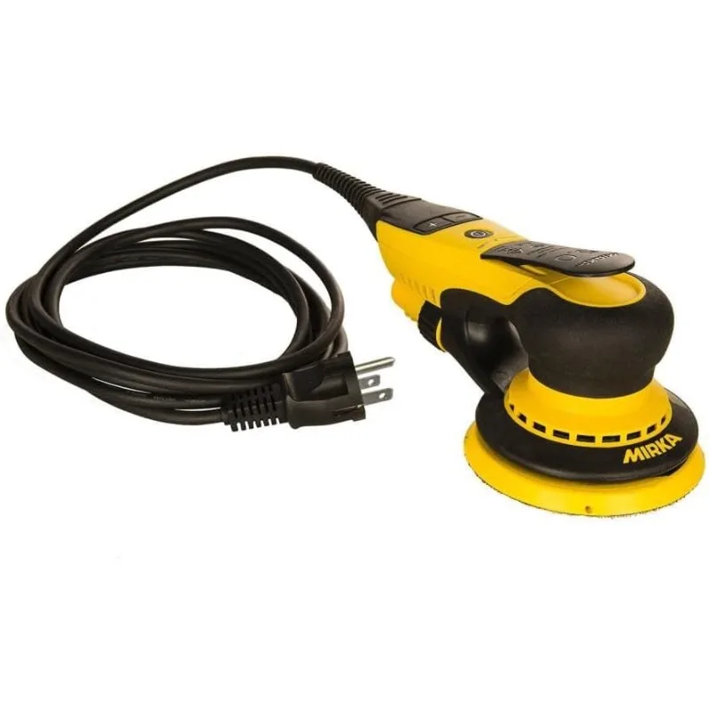 

Mirka MID55020CAUS Direct Electric Random Orbital Sander, 5-Inch, Yellow, Black