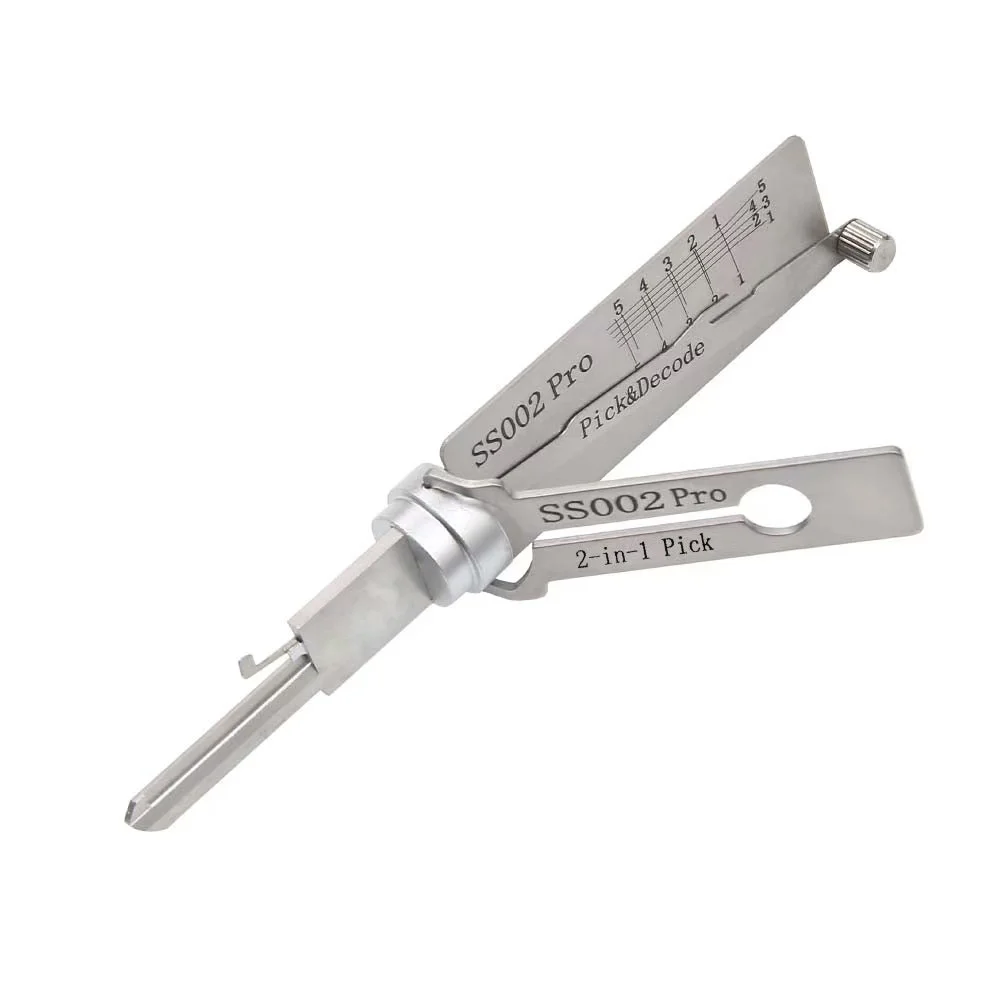 Lishi Style SS002 Pro 2 in 1 Lock Pick Tool and Decoder for S-Groove Door Lock