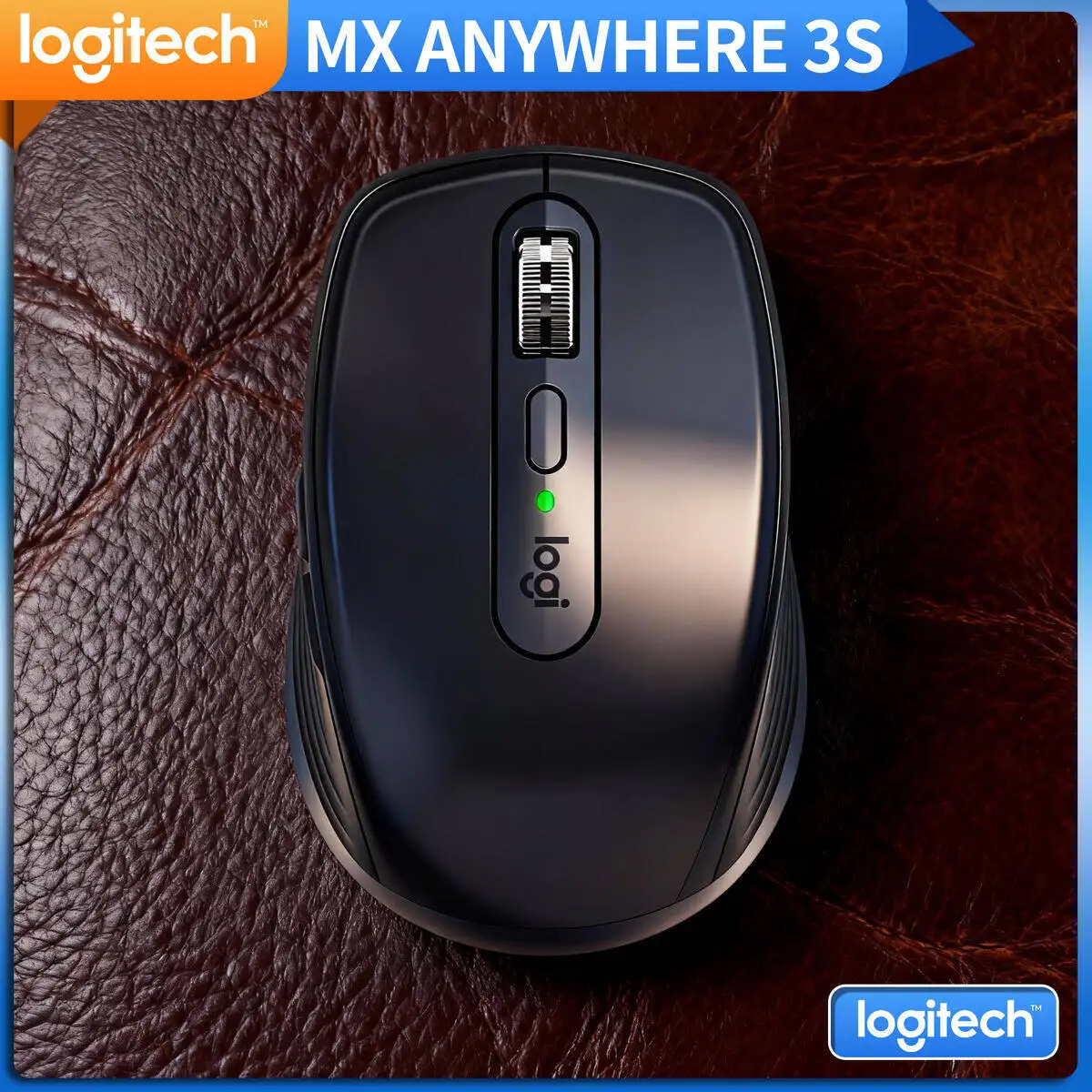 

Logitech MX Anywhere 3S Portable Wireless Mouse High Accuracy 7 Custom Buttons Silent Clicks for Business Travel