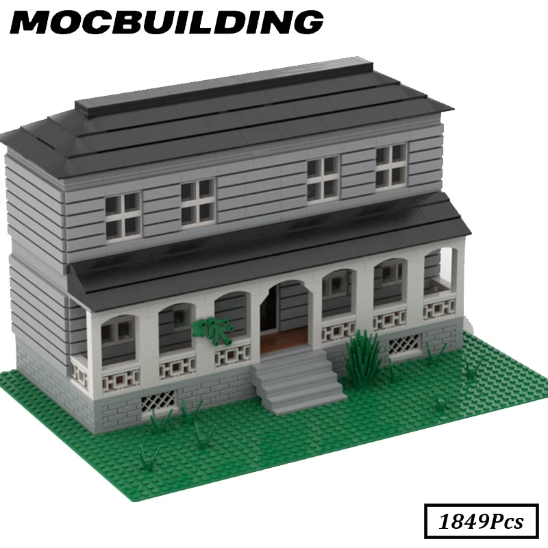 

Creative City House Buildings Blocks Architecture Model Building Bricks Display Assemble Toys Home Decor