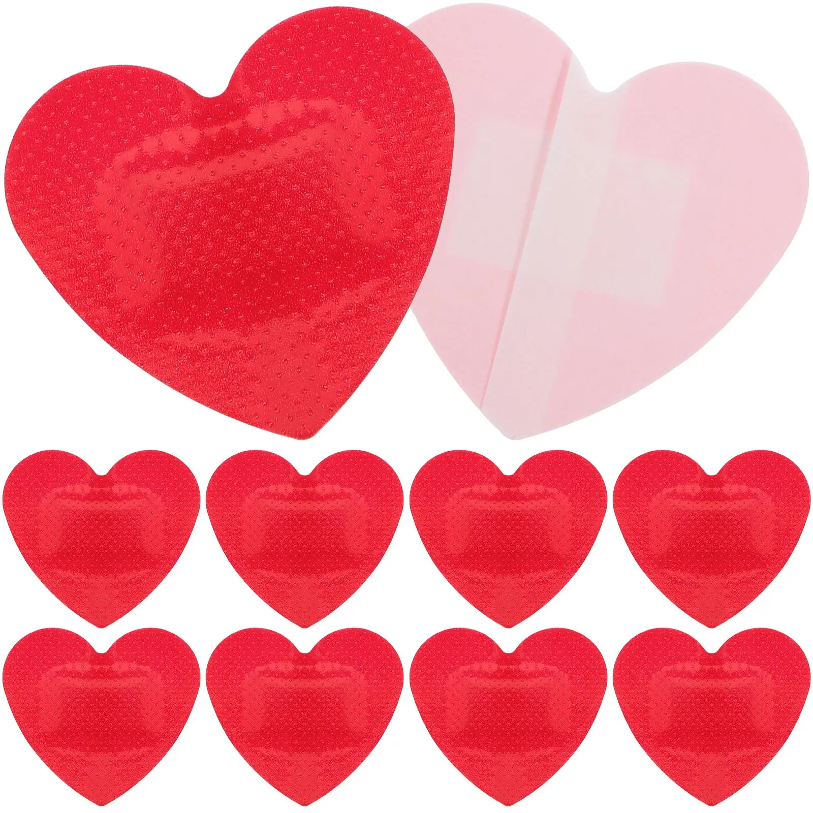 25Pcs Heart-shaped Wound Bandages Waterproof First Aid Patches Adhesive Wound Patches Outdoor Wound Patch multiuse Dressing Tape