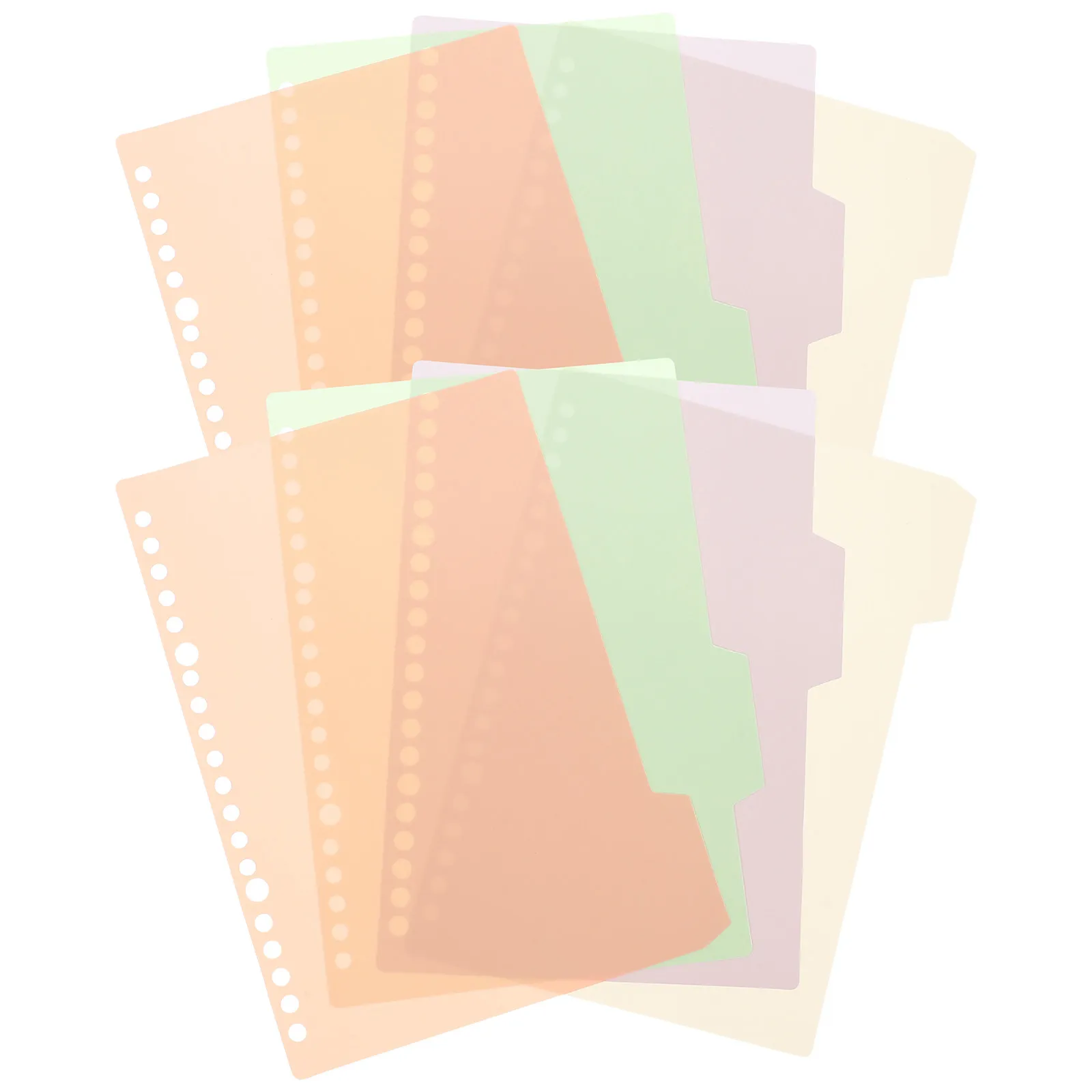 

10Pcs Binder Dividers with Write-on Tabs for Notebooks Planners Files Reports Creative Index Dividers for Quick