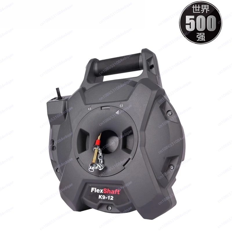 

K9-12 электрический гибкий вал кухонная канализационная труба дноуглубительная машина масло кофе остатки трубы очистка стен