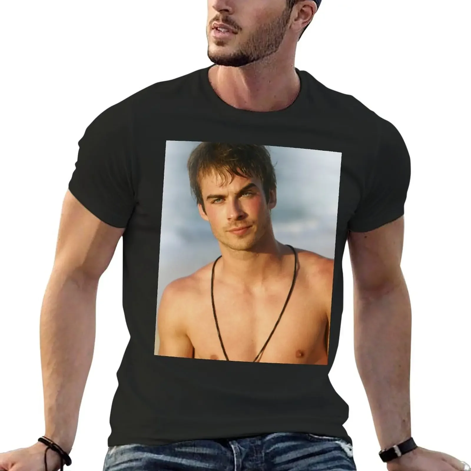 

Ian Somerhalder Damon Salvatore . T-Shirt aesthetic clothes tees t shirts for men pack