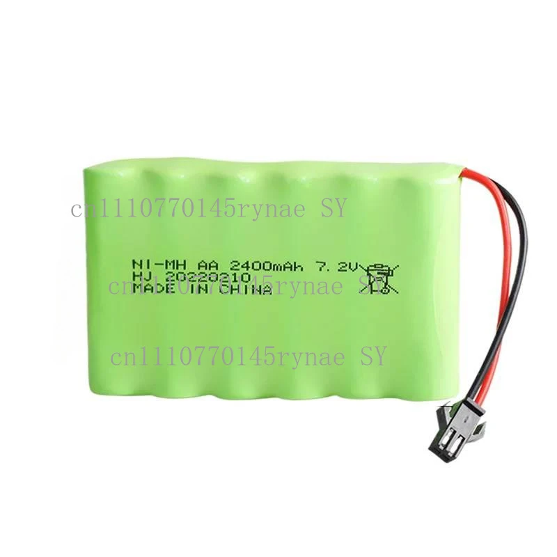 

Аккумуляторный блок AA 7.2V, 2400 мАч, Ni-MH, в линейной конфигурации, для радиоуправляемых игрушек, машинок, танков, роботов, лодок, пистолетов.