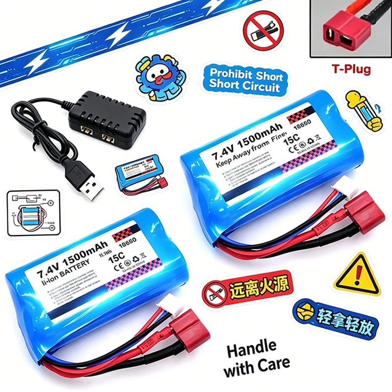SG216 MAX SG116 MAX  7.4V  15C 1500mAh 2S Li-ion Battery for SCY-16101 SCY-16102 SCY-16302 SCY-16303 RC Toy Car Parts