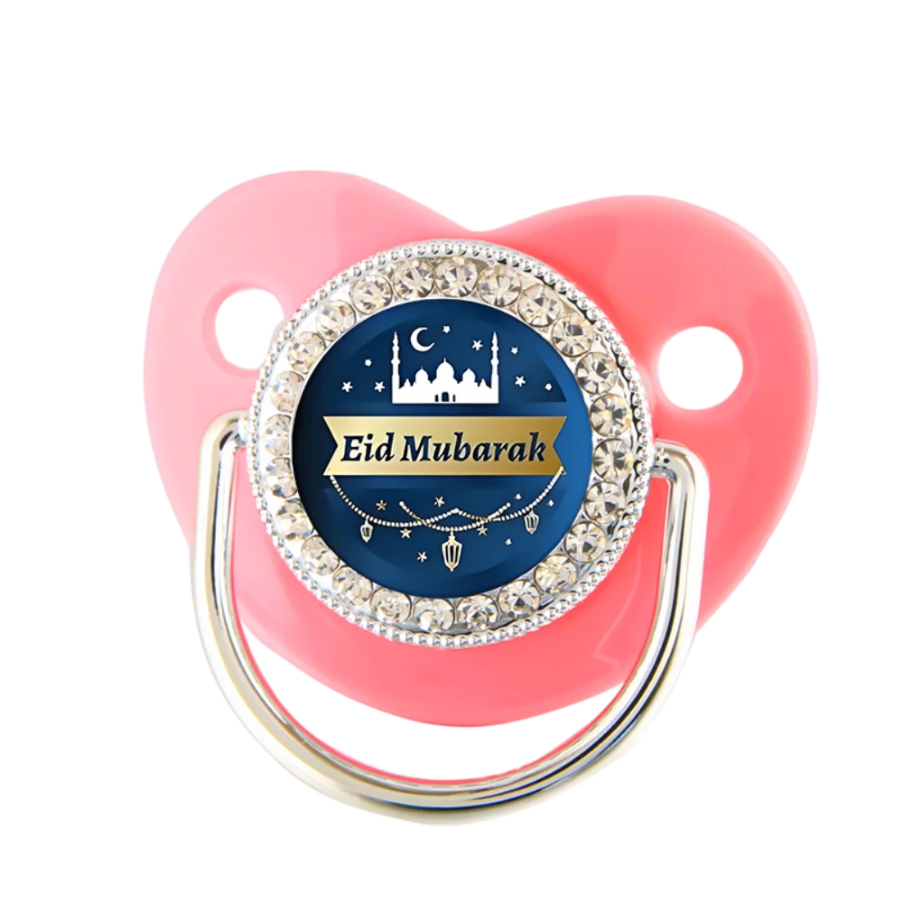 

Детская пустышка в мусульманском стиле с кристаллами и стразами, портативная, для новорожденных