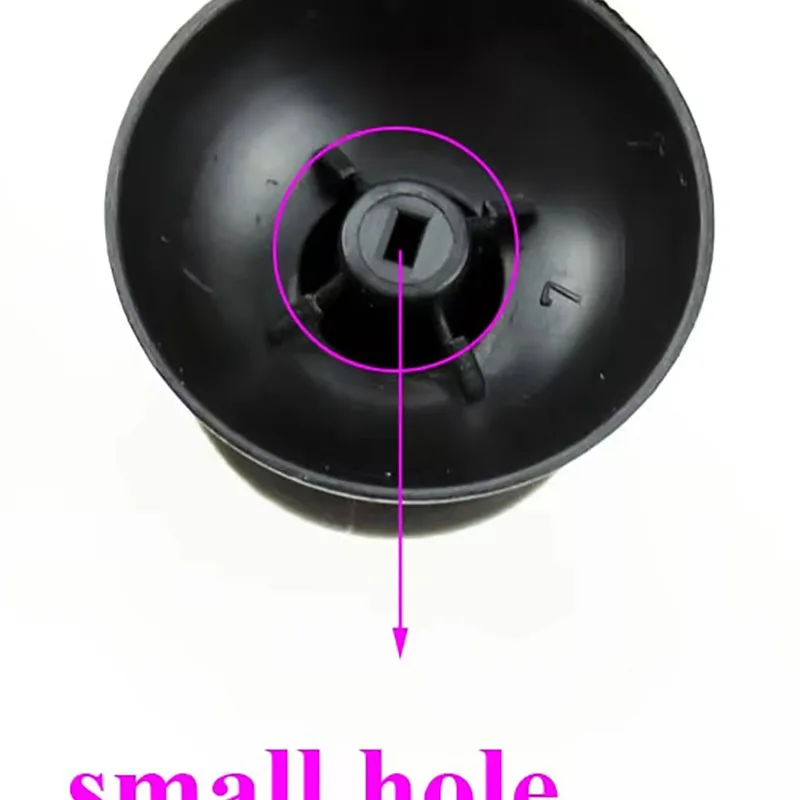 ChengHaoRan 2pcs Black Small Hole Thumbsticks Cap For PS2 Controller Analog Joystick Cap