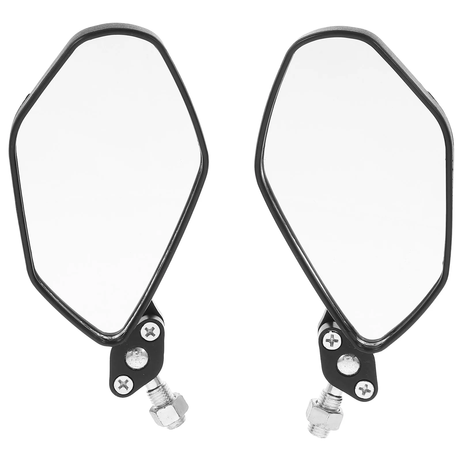 

Rear View Mirrors Motorcycle Black Clear Wide Angle Scooter Compatible Accessories for Electric Scooters