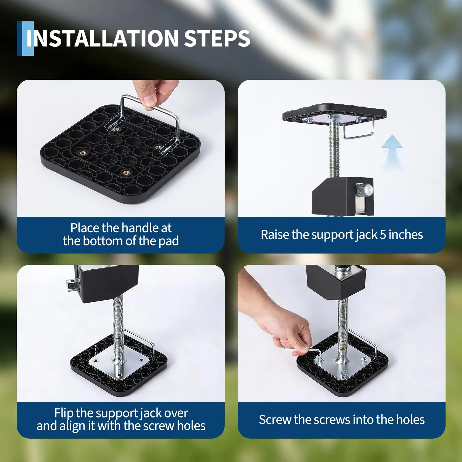 8PCS/Set Heavy Duty Adjustable RV Slide Out Support Jacks  21