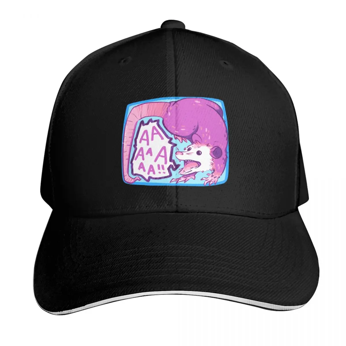 Screaming Possum (Original) Baseball Cap Low Profile Unstructured Unisex for Men Women Outdoor Golf Running Hiking