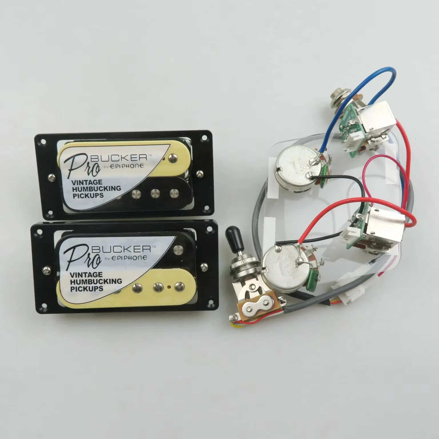 Guitar Pickups Alnico 5 ProBucker Humbucker Pickups Push/Pull Wiring Harness set