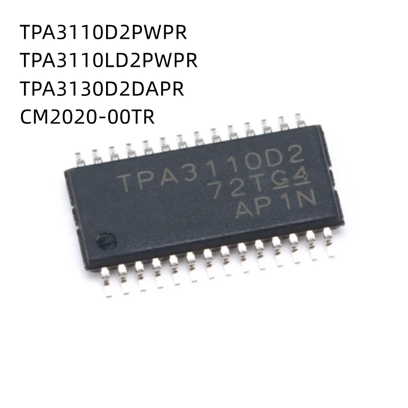 10Pcs/Lot TPA3110D2 TPA3110D2PWPR TPA3110LD2 TPA3110LD2PWPR TPA3130 TPA3130D2DAPR CM2020 CM2020-00TR TSSOP New Original chip