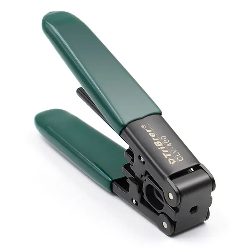 Optical Fiber Stripper CLV-400 Cable Leather Wire Pliers Precision Cutting Tool for Network Telecom Installation Maintenance