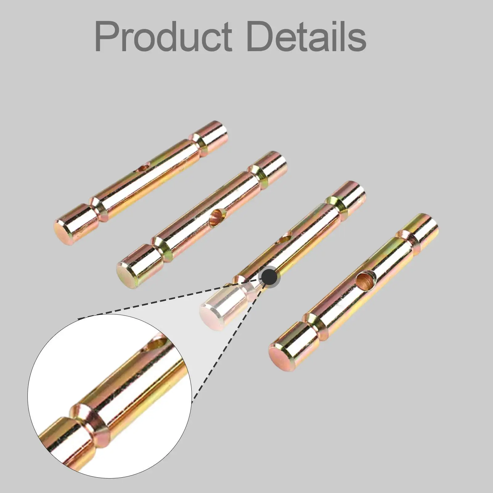 

4x Snow Plow Shear Pin Accessories Compatible 2205063 High Performance Supplies Spare Part Sturdy for Glacier Sportsman