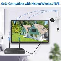 Hiseeu 3/5/8MP Wireless IP Camera 3.6mm Lens Waterproof Security WiFi Camera for Hiseeu Wireless CCTV System Kits IP Pro APP 4