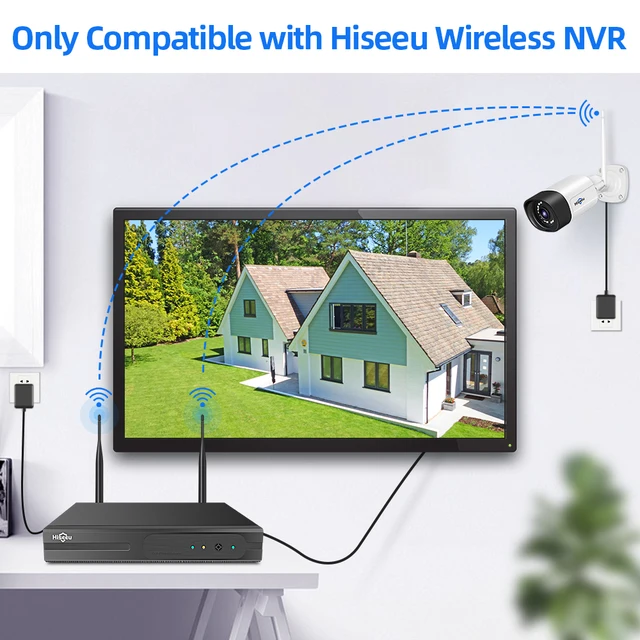 Hiseeu 3/5/8MP Wireless IP Camera 3.6mm Lens Waterproof Security WiFi Camera for Hiseeu Wireless CCTV System Kits IP Pro APP 4 Hiseeu 3/5/8MP Wireless IP Camera 3.6mm Lens Waterproof Security WiFi Camera for Hiseeu Wireless CCTV System Kits IP Pro APP 4