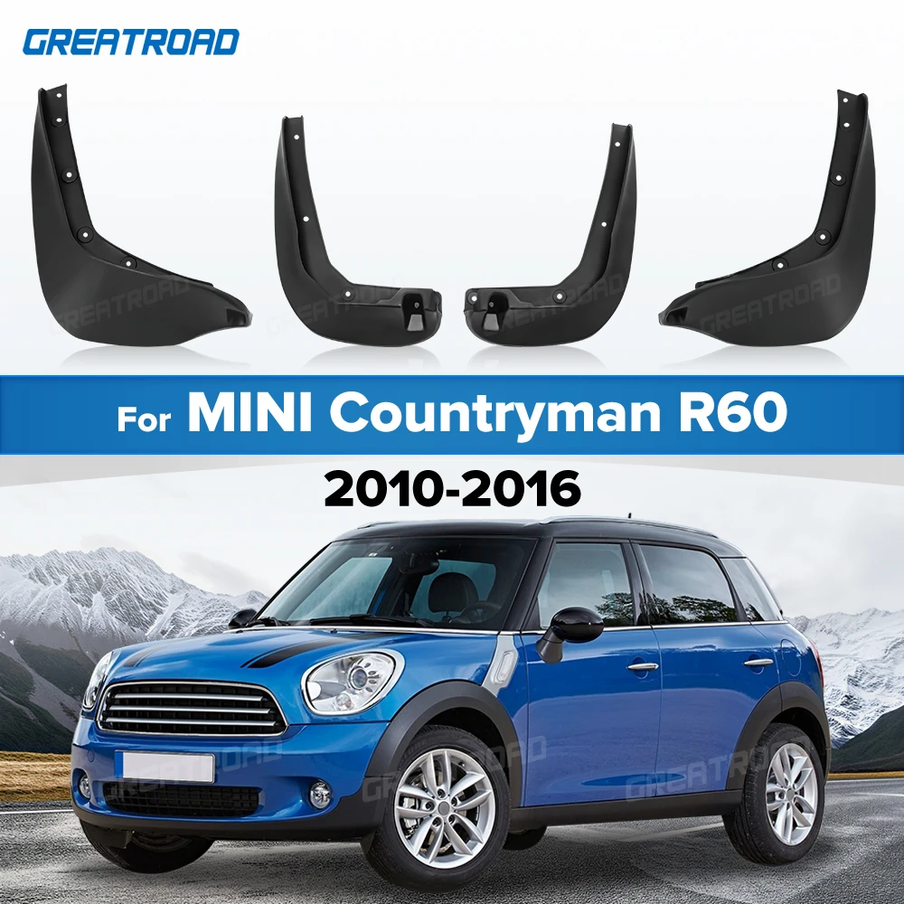 

For MINI Countryman R60 2010-2016 2010 2011 2013 2014 2015 Fender Mudflaps Splash Guards Mudguards Mud Flaps car Accessories