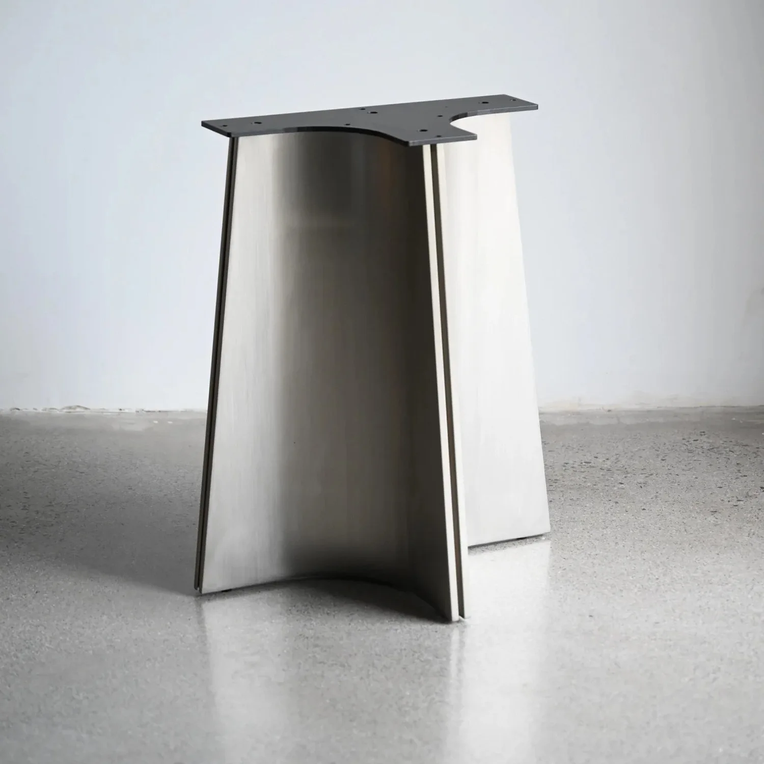 Light luxury dining table foot support frame, stainless steel table legs,rectangular dining table base, hardware feet