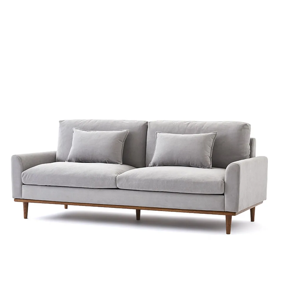 

Wholesale Sofa Set Furniture Wooden Hotel Living Room Design Solid Wood Small Sofa Modern Sofas