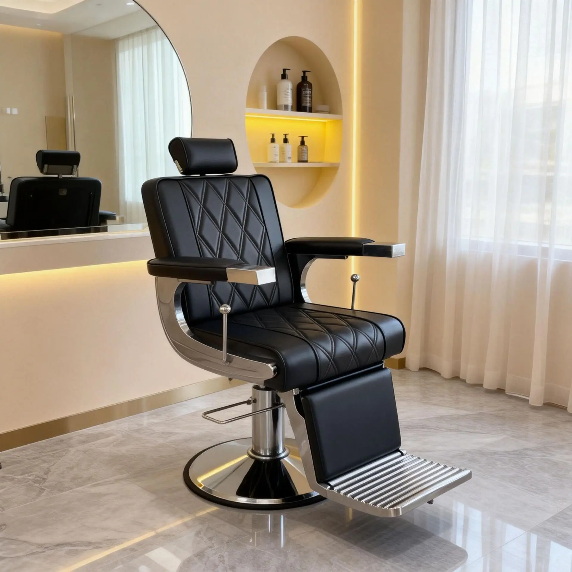 Hair care salon dedicated hair salon electric head therapy face shaving lounge chair lift-down haircut hair care chair
