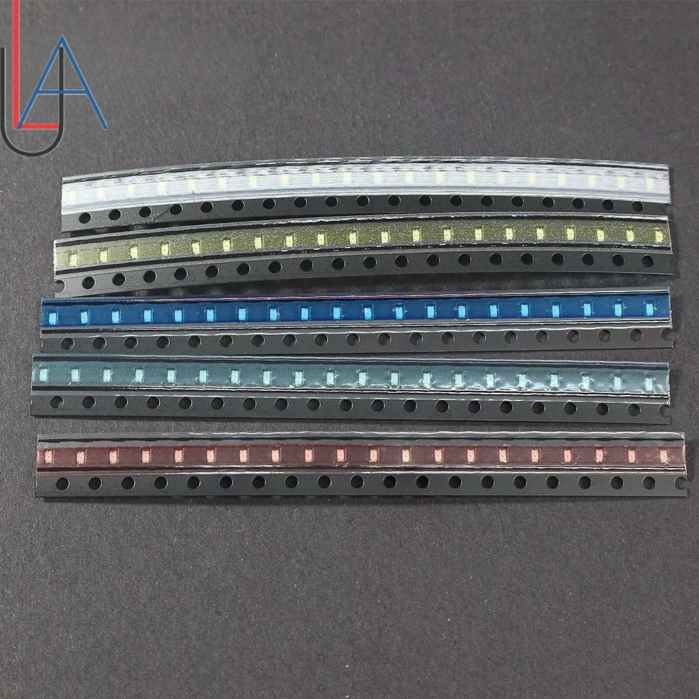 LAUBEI 100PCS SMD LED 0603 Light Emitting Diode Ultra-bright Smd LED Red White Yellow Green Blue 20mA for DIY Lighting image 3