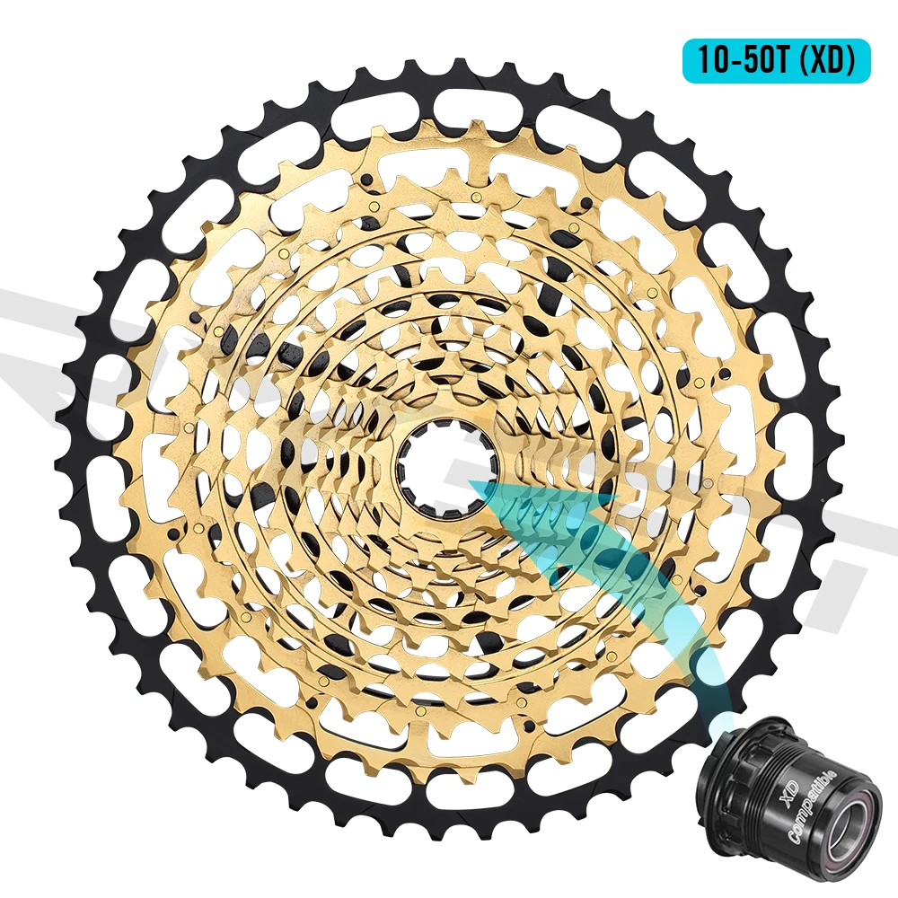 SPEDAO 12 Speed MTB Cassette 10-52T 10-50T 11-50T XD HG Vrijloop Lichtgewicht CNC K7 Tandwiel Aandrijflijn Upgrade Fiets Onderdelen