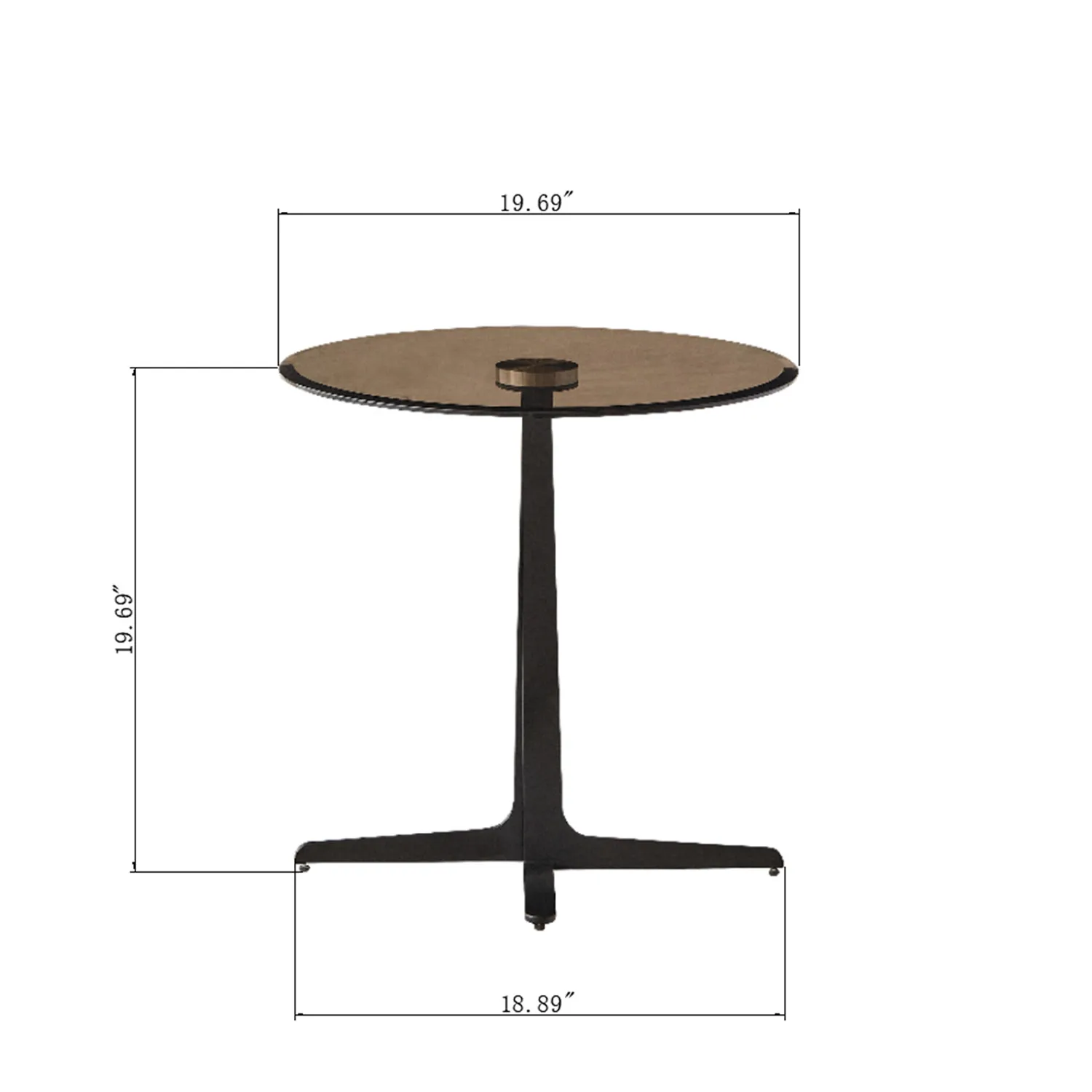 طاولات المقهى الحديثة طاولة القهوة المستديرة لغرفة المعيشة وغرفة النوم طاولة جانبية الولايات المتحدة #6