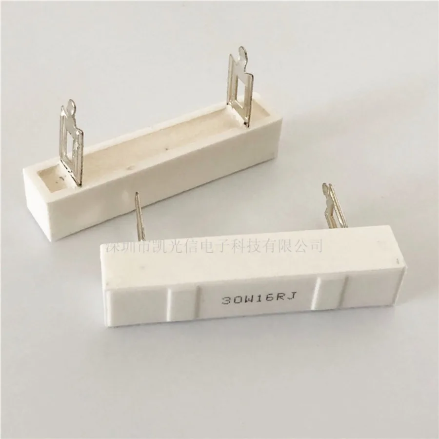 

30 шт./30 Вт резистор делителя частоты динамика 30W16RJ 30W16 Ом одноконечный контактный резистор цемента 30 Вт