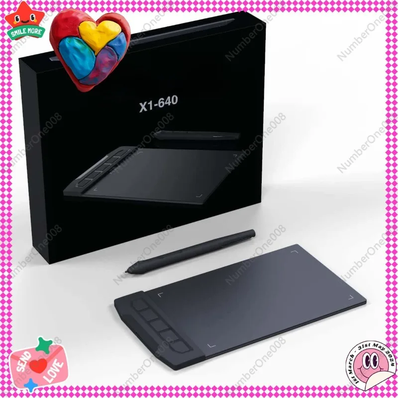 

Универсальный планшет для рисования 6x4 дюйма для смартфона, ПК, блокнот для рисования с ручкой