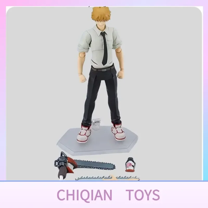 

17 см человек с бензопилой Denji аниме фигурку ПВХ шарнирная шарнирная статуя воина для украшения рабочего стола Коллекционный подарок