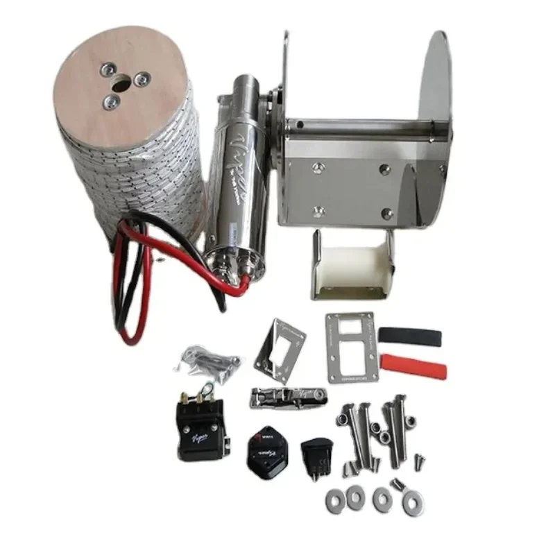 Marine Equipment 1000 W 316 Edelstahl Trommel Ankerwinde für Marine Fischerboot Yacht
