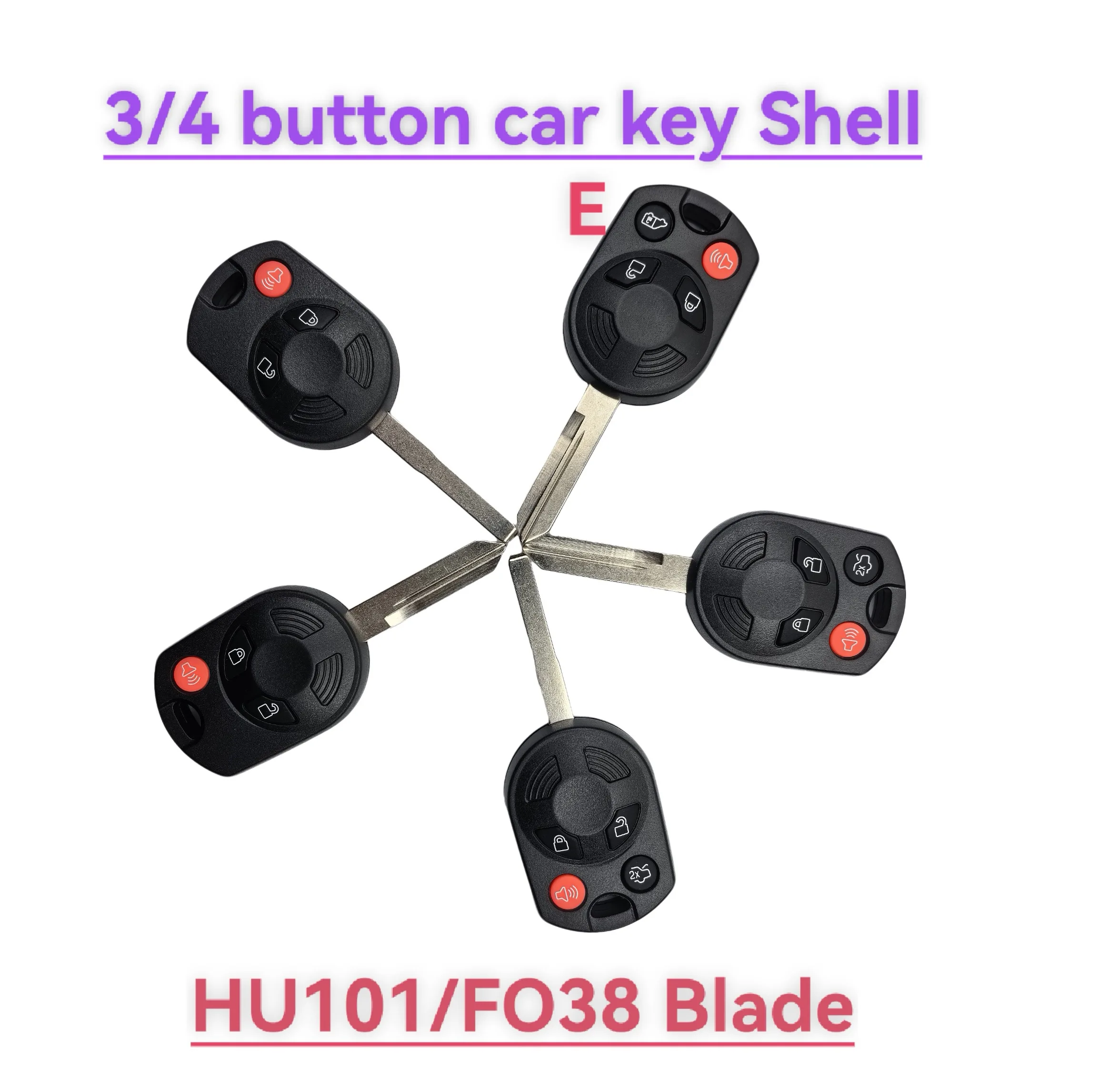 

5/10 штук 3/4BT OUCD6000022 Корпус ключа для Ford Edge, Escape, Expedition, Explorer, Flex, Fusion, Mustang, Taurus, F250