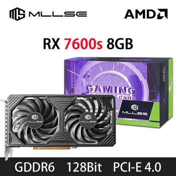 MLLSE AMD GDDR6 Placa de Video Radeon RX7600s 8GB Gaming 128Bit PCI-E 4.0×8 GPU Tarjetas de Video Tarjeta Gráfica 1