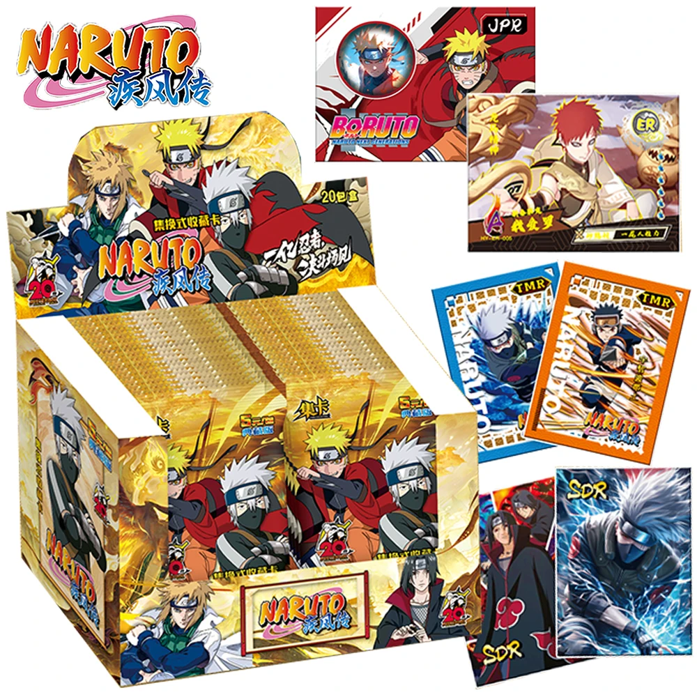 Original NARUTO Card For Children Tsunade Uchiha Madara Japanese Classic Anime Exquisite Limited Game Collection Card Kids Gifts