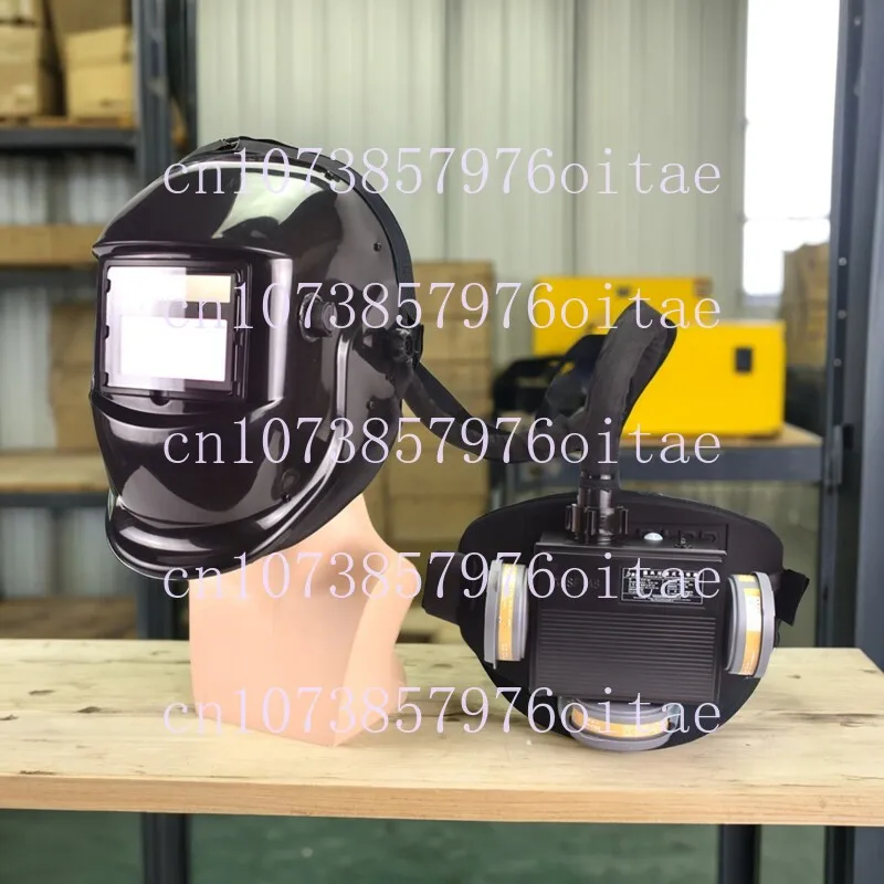 For PAPR Welding Helmet with Auto Darkening Powered Air Respirator Safety Mask for Grinding Spray Painting