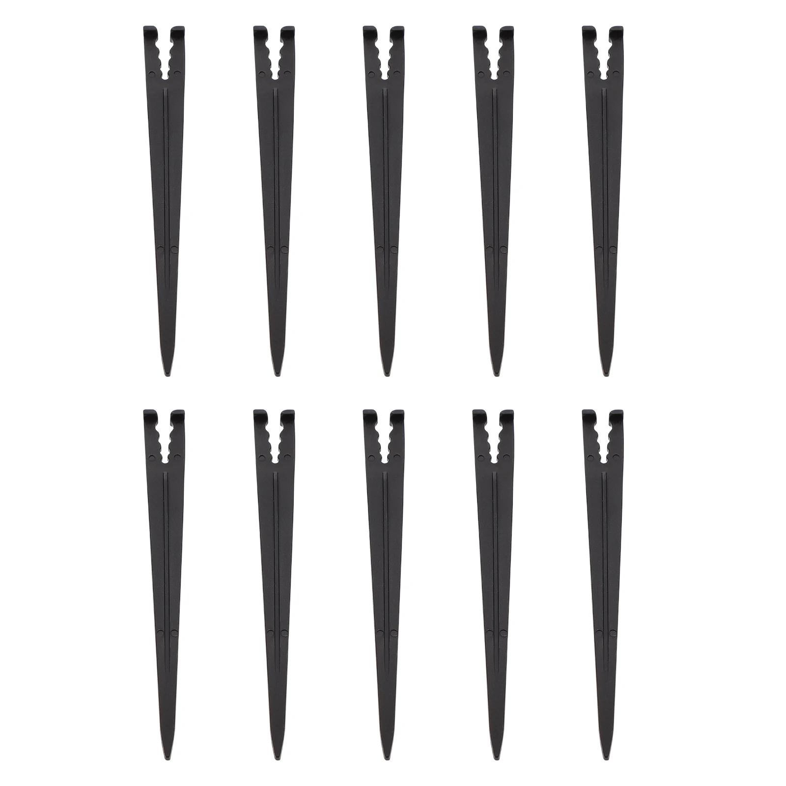 

100pcs Garden Stakes Capillary Support Fixing Parts Adjustable Pegs Ground Nail Hose Spikes Gardening Tools Plastic Practical