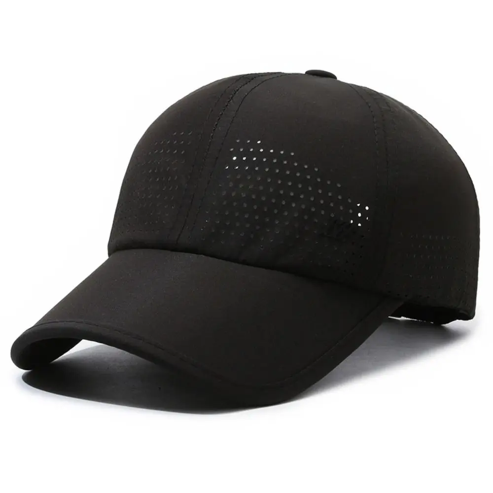Gorra de béisbol transpirable para hombre y mujer, gorro con protección solar, secado rápido, ajustable, malla
