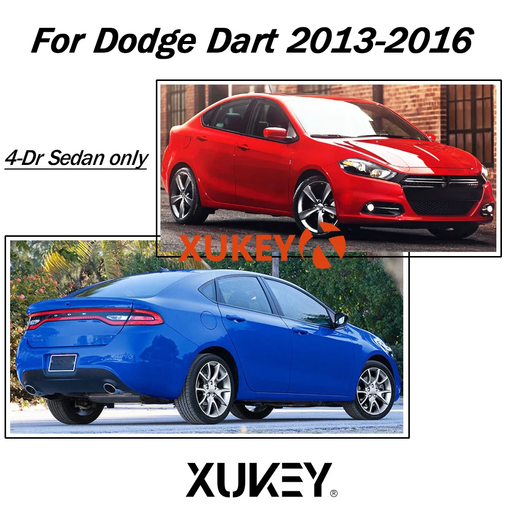 Car Mudflaps For Dodge Dart 2013-2016 sedan Mud Flaps Splash Guards Mudguards Mud Flap Front Rear Fender Protector