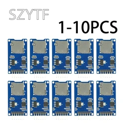 1-10pcs Micro SD Card & SDHC(high-speed card) Mini TF Card Reader Module Adapter SPI Interfaces with Level Converter Chip
