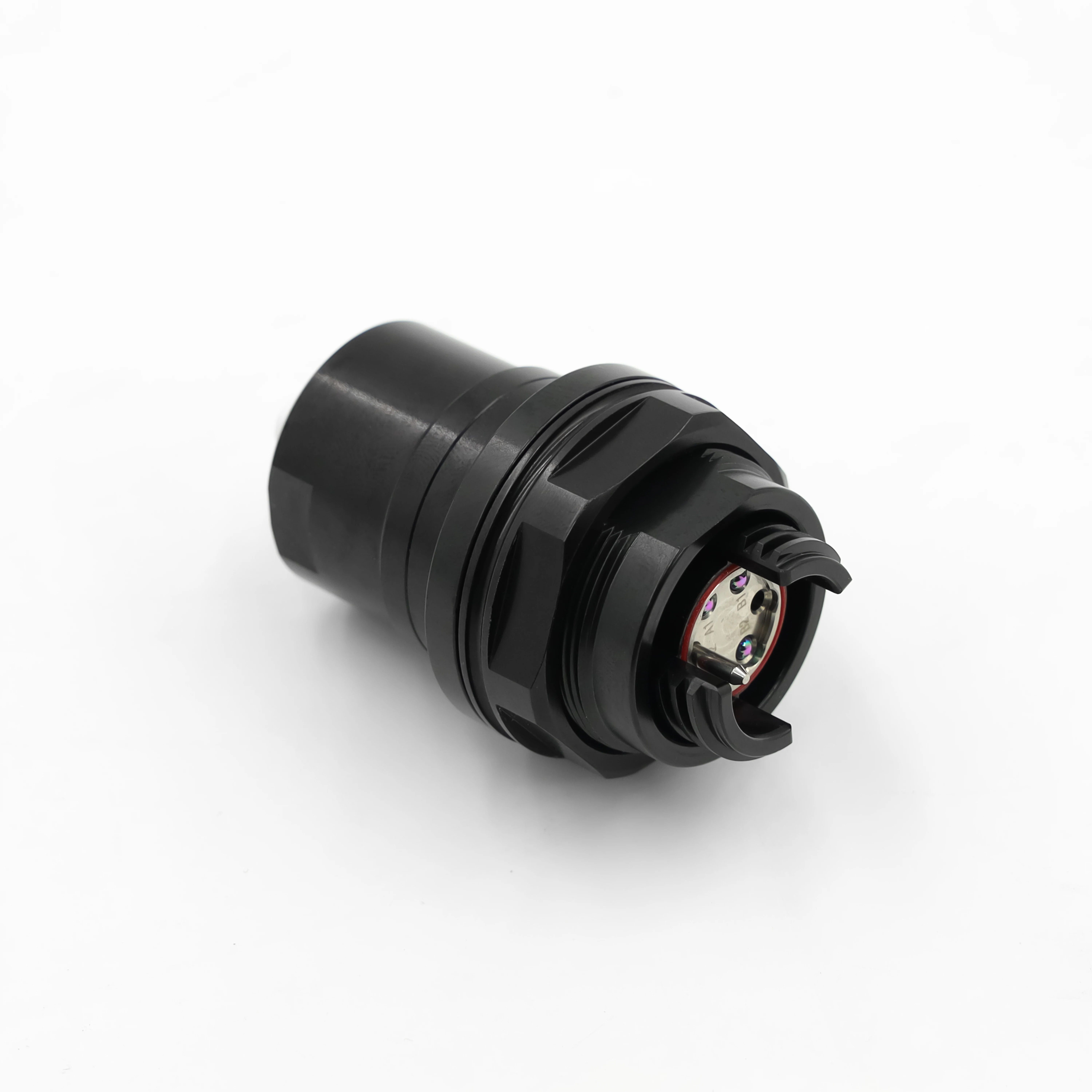 IP68 waterproof outdoor use MIL-DTL-83526 Expanded Beam Optical Fiber ADAPTER HXB13 middle size 2/4 fiber count LC adapter