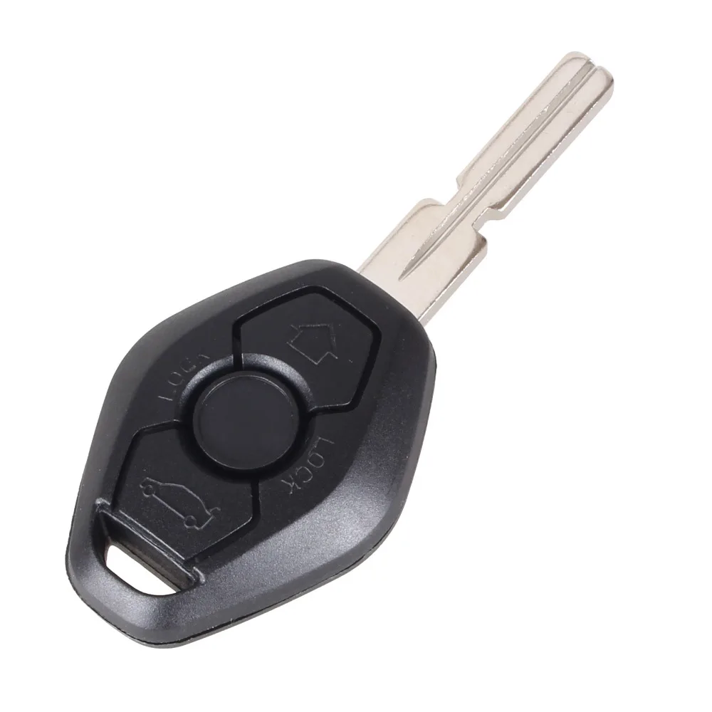 KEYYOU 3 przycisk niecięty klucz zdalnego powłoki CASE pasuje do BMW 3 5 7 serii Z3 Z4 X3 X5 M5 325i E38 E39 E46