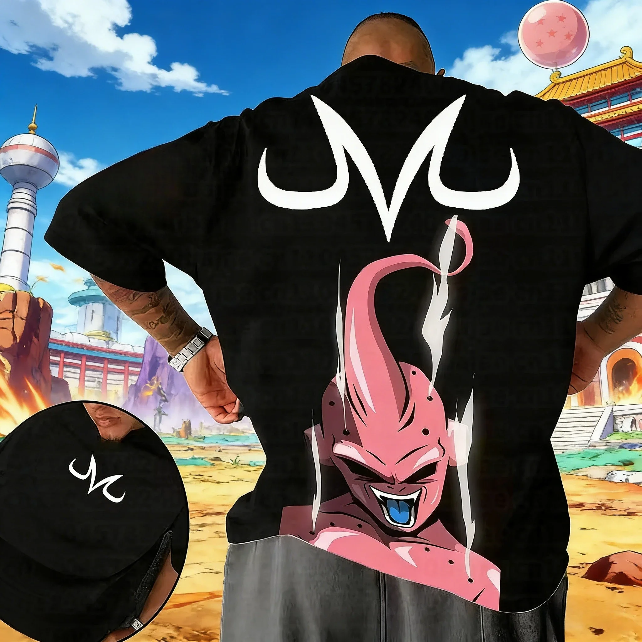 Saiyan Son Goku Anime Dragon Ball Harajuku Men Summer T-shirt 2026 Oversized Retro Street Women Casual Loose Short Sleeve Unisex image 6