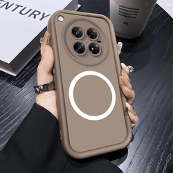 Phone Case For Infinix Zero 40 4G 5G /Infinix Zero 30 4G 5G Case Soft Silicone Back Cover With Magnetic Wireless Charger Sticker