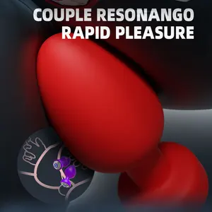 ワイヤレスコントロールアナルプラグバイブレーター前立腺マッサージャーバットプラグ 8ベストセールス製品セックスショップ-3