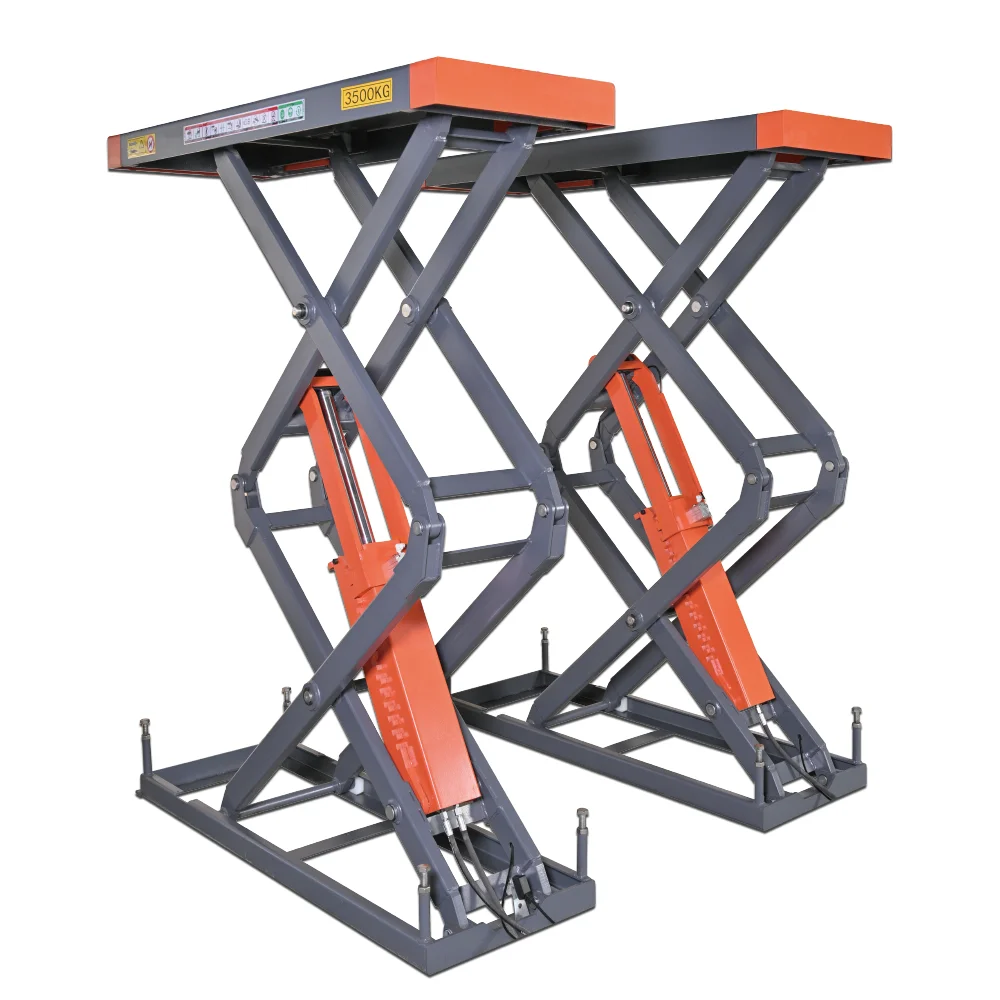 

Hydraulic Automatic Lifting Car Lift 3.5 Tons Underground Scissor Lifting Car Equipment